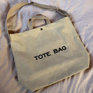 Minimalist Canvas Tote Bag - Tan