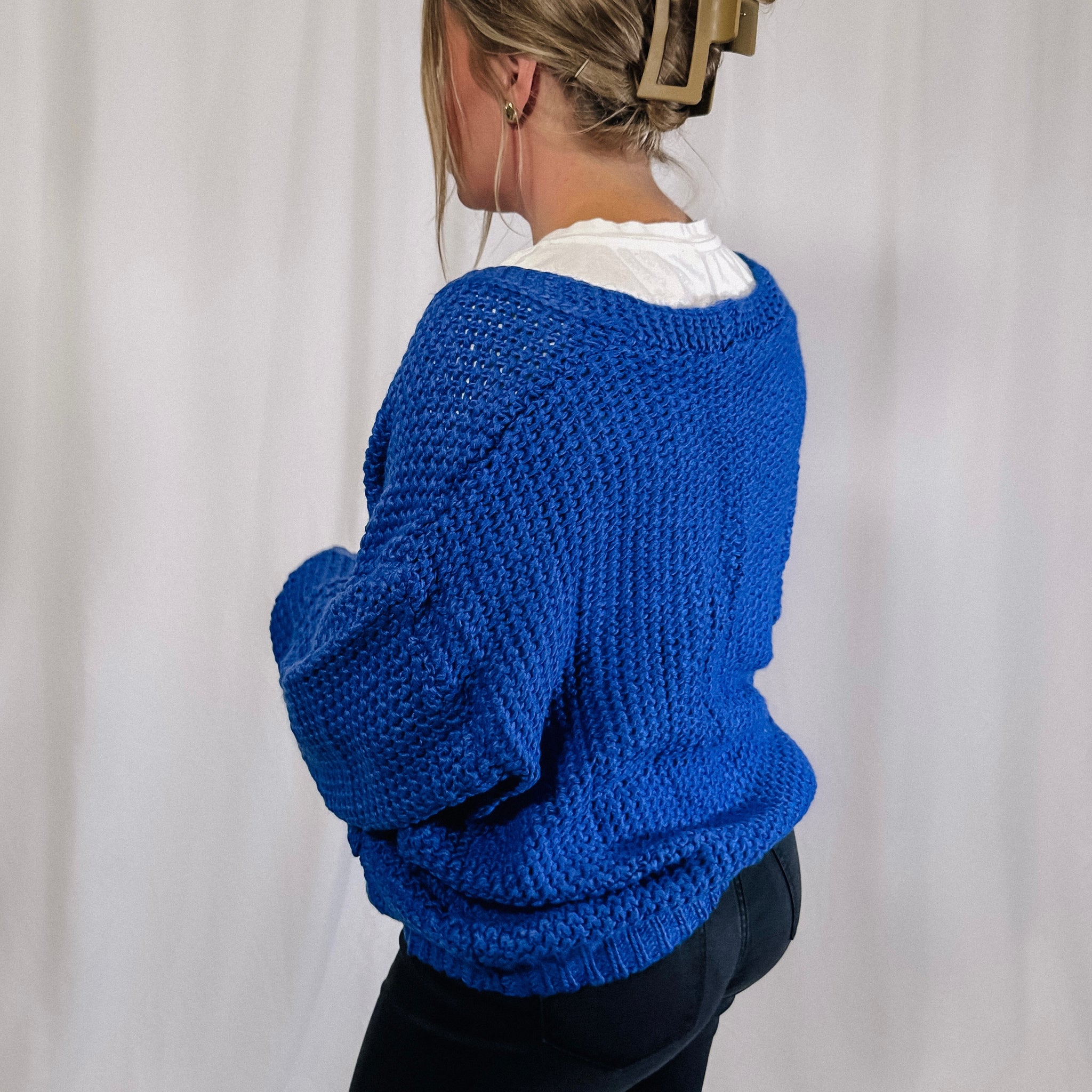 Blue Is Your Color Cardigan