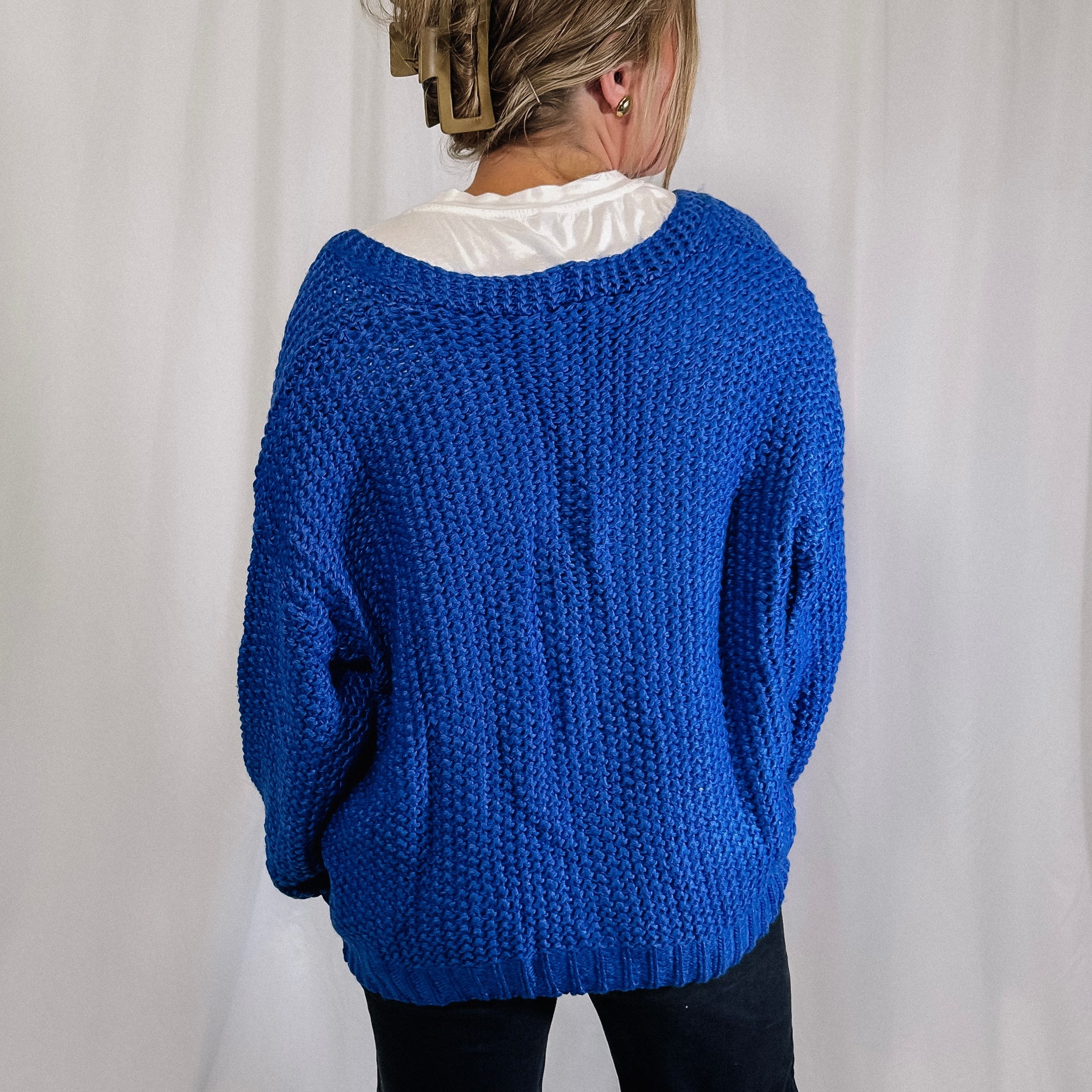 Blue Is Your Color Cardigan