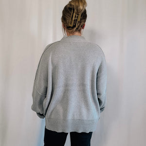 Much Needed Sweater - Grey