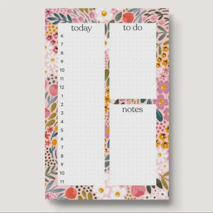 Meadows Hourly Daily Planner Notepad