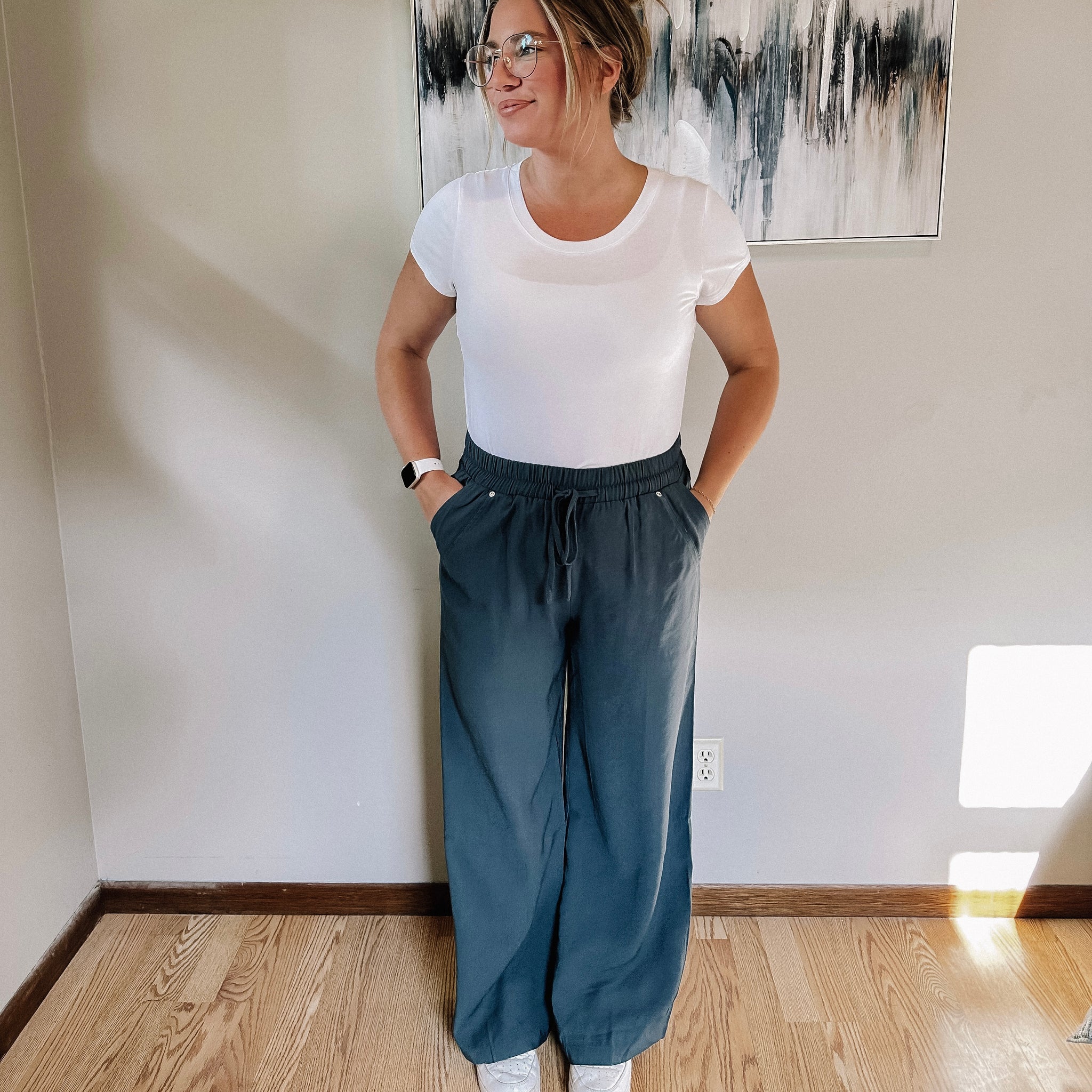 Workday Wide Leg Pants - LAST ONE