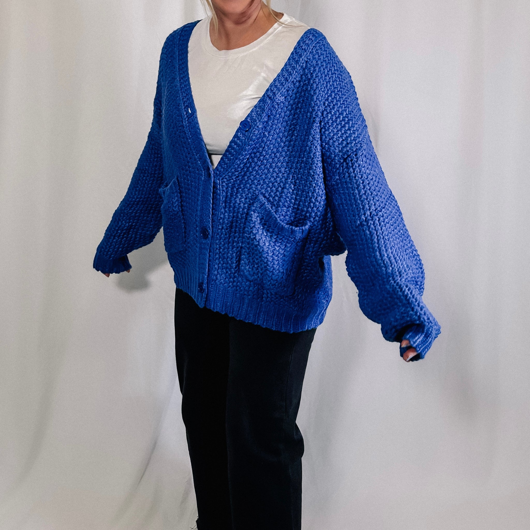 Blue Is Your Color Cardigan