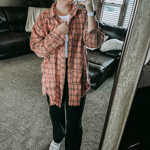 Coral Reef Oversized Flannel