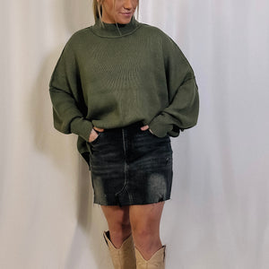 Much Needed Sweater - Olive