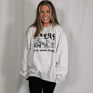 Rescue Is My Favorite Breed Graphic Crewneck