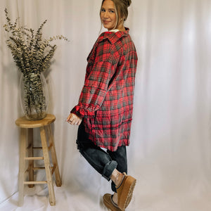 Fall Feels Oversized Flannel