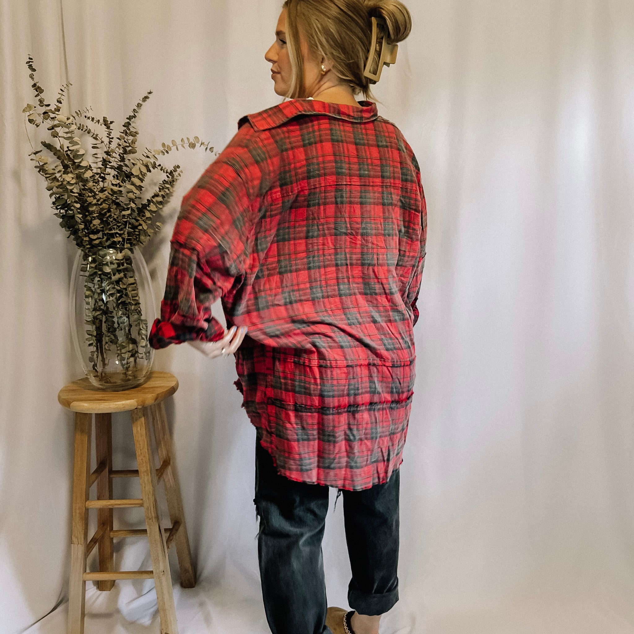 Fall Feels Oversized Flannel