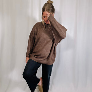 Espresso Oversized Sweater