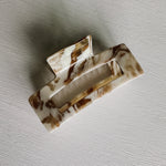 Latte Swirl Acetate Hair Clip - LAST ONE
