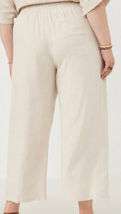 Coastal Dream Wide Leg Linen Pants - LAST ONE