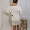 Made You Look Cable Knit Sweater Dress