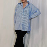 None Of Your Business Oversized Button Down - LAST ONE