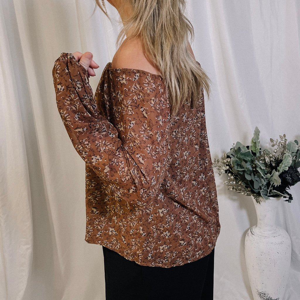 Like A Lady Floral Print Top