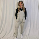 Ready To Travel Harem Jumpsuit - Taupe - LAST ONE