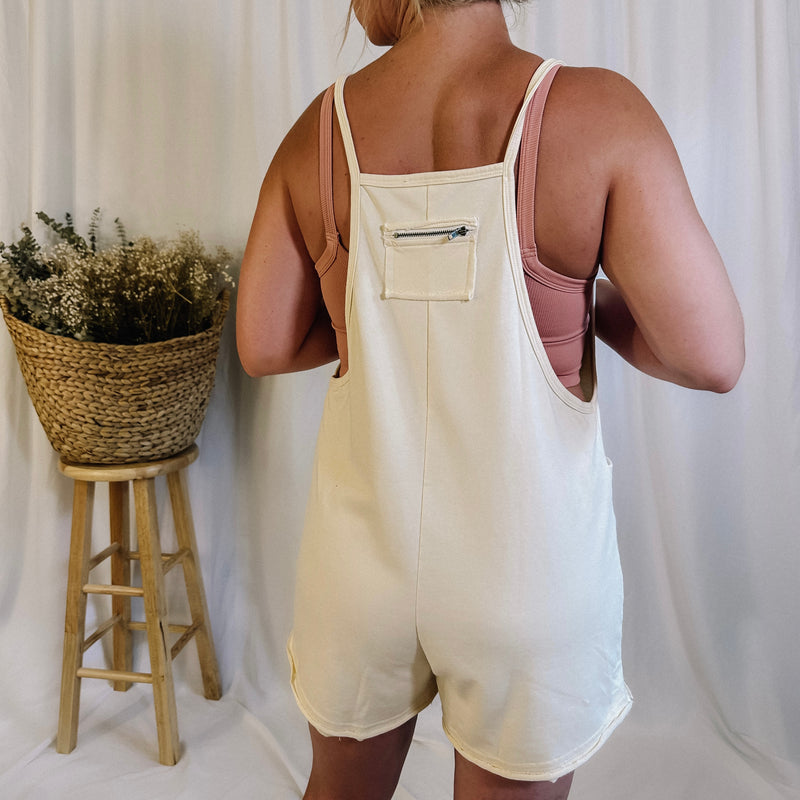 Party Cove Romper - Vanilla - LAST ONE
