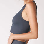 Classic Crop Tank - Ink Blue