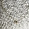 Doulbe Hearts Charm Necklace - 2 Colors