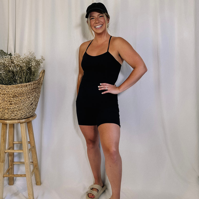 Backstory Fitted Romper - LAST ONE