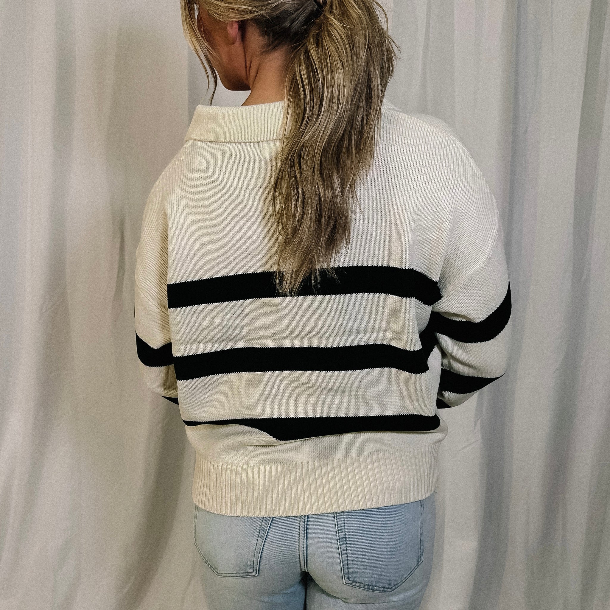 Ivy League Collared Sweater - LAST ONE