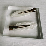 Crease Free Hair Clips Set - Pearl - LAST ONE
