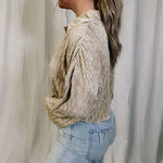 Starstruck Crop Button Down - LAST ONE