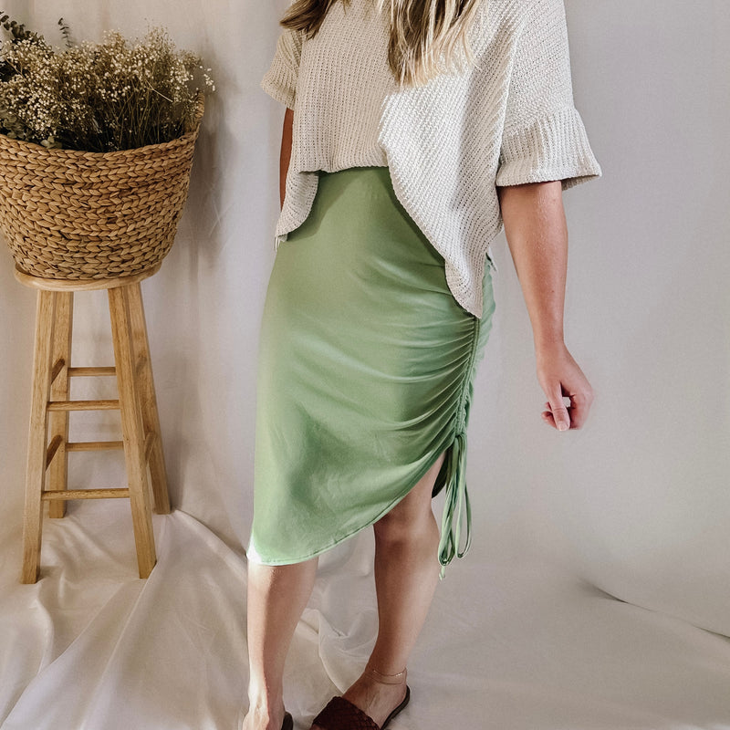 Lucky Girl Midi Skirt