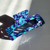 Blueberry Swirl Acetate Hair Clip - LAST ONE