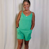 Party Cove Romper - Kelly Green - LAST ONE