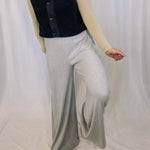 Coffee & Chill Ribbed Pants - Heathered Grey