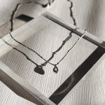 Teardrop Charm Necklace (2 Colors)