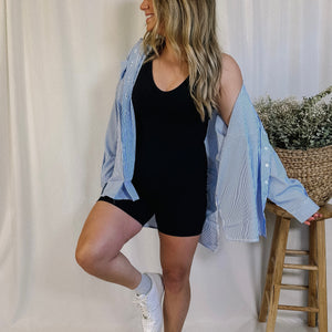 Perfect Balance Racerback Fitted Romper