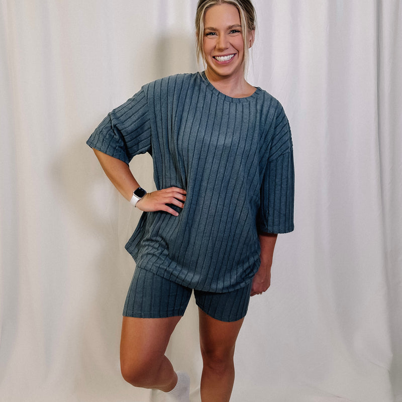 Dreamy 2-Piece Lounge Set - Navy - LAST ONE
