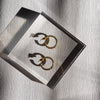 Gold Dip Twist Hoop Earrings