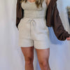 No Plans Lounge Shorts - Sand