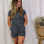 Summer Days Striped Romper