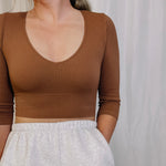 Feeling My Best Top - Cognac