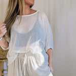 Beach Breeze Sheer Top