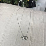 Open Circle Pendant Necklace (3 Colors)