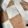 Checkered Knit Throw Blanket