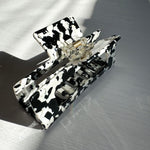 Oreo Swirl Acetate Hair Clip - LAST ONE