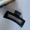 Jumbo Matte Hair Clip - Black