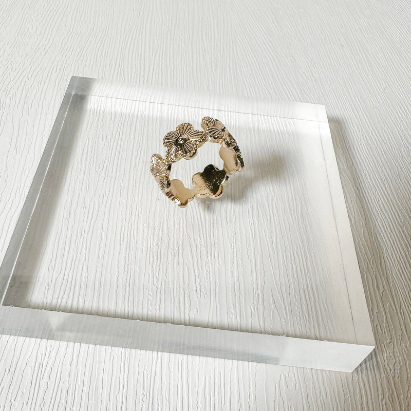 Gold Flower Ring