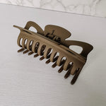 Jumbo Butterfly Hair Clip - Brown