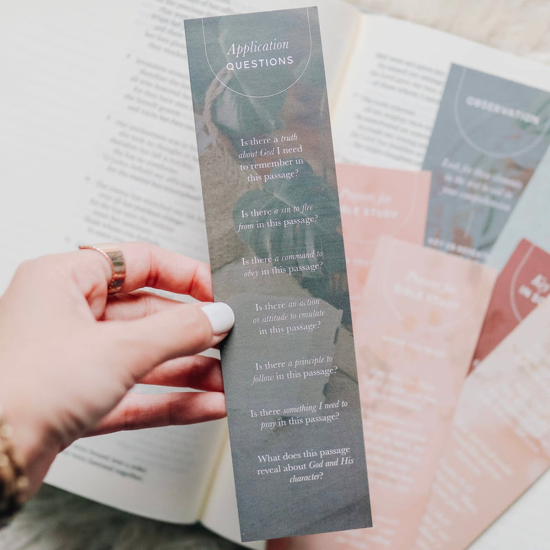 Bible Study Prompts Bookmarks