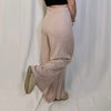 Coffee & Chill Ribbed Pants - Pale Pink