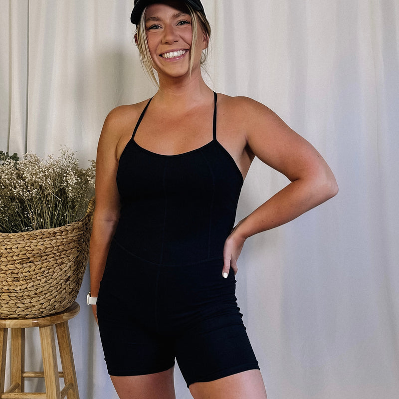 Backstory Fitted Romper - LAST ONE