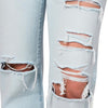 Lena Distressed Straight Denim