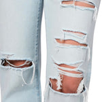 Lena Distressed Straight Denim