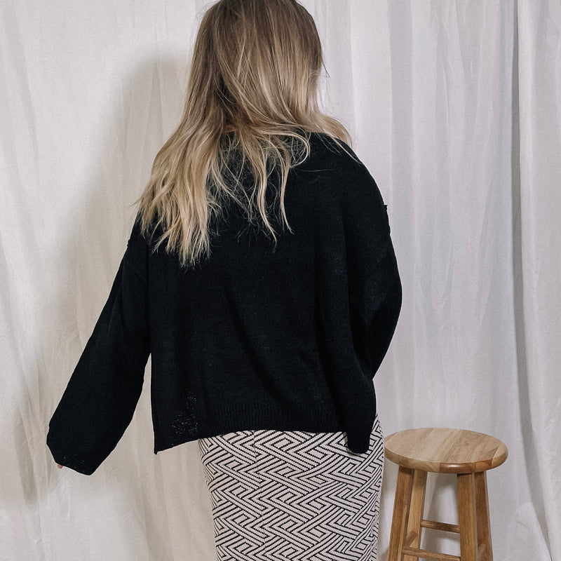 Business Or Pleasure Loose Fit Sweater